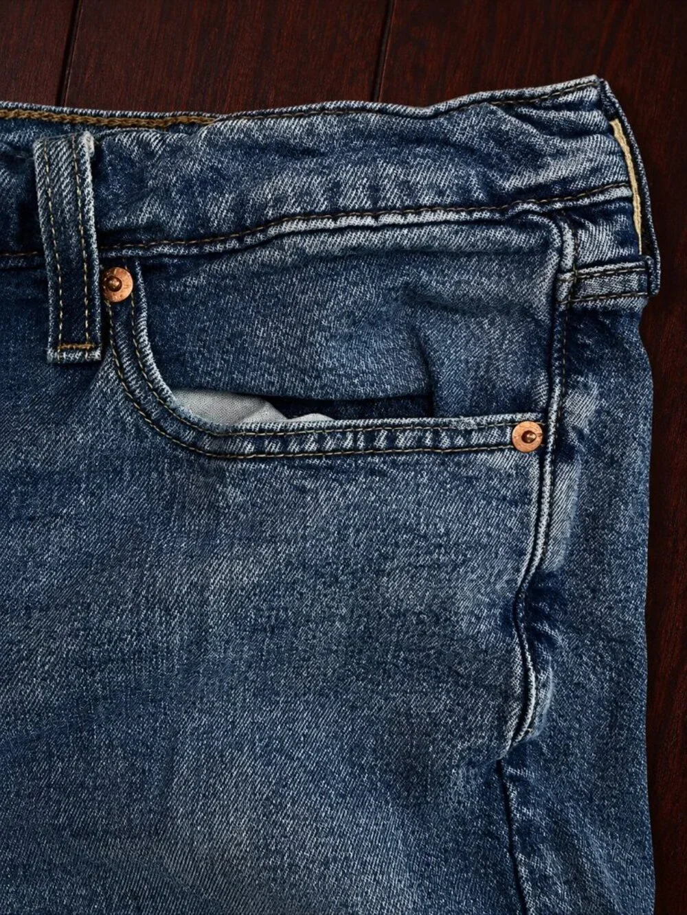 Levi's 541 Athletic Taper Jeans Men's 34x34 Medium Wash Blue Denim Stretch Zip F